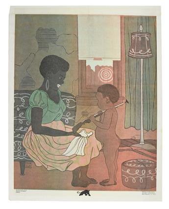 EMORY DOUGLAS. All Power to The People * Panther Mother and Child